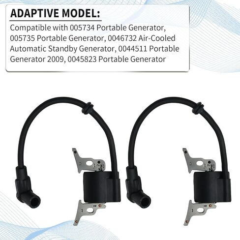 استبدال ملف الإشعال SYOWADA 0G3324BSRV لمحركات Generac GTV760 GTV990 GTV-760 GTV-990 25 & 27 HP، 0K63030SRV 0G3224TA 0D4686 ملف الإشعال in Kuwait