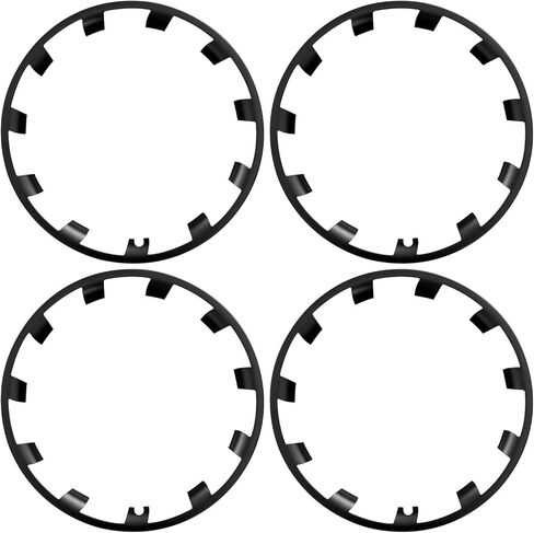 for Tesla New Model Y Juniper 2025 Rim Protector Wheel Rims Protection 4PCS 20 inch Rims Cover ABS Hubcaps Covers Protections Parts Accessories Replacement (Black, 20 inch) in Saudi Arabia