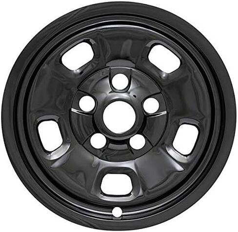 Coast to Coast 17" Wheel Skins Compatible with 2013-2018 Dodge Ram 1500/2024 Ram 1500 Classic / 2019-2023 Ram 1500 Classic-Old Model (Black) - IWCIMP88BLK in Saudi Arabia