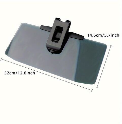 [Anti-Glare Visor] Car Sun Visor, Universal Anti-Glare Polarized Sun Visor Extender Easy to Install in Kuwait