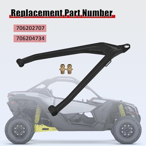 Right Front Passenger Lower A Arm Compatible with Can-Am Maverick X3 72"/X3 900 HO/X3 Max/X3 Max R/X3 R/X3 RR/X3 Max RR/Turbo R/Max Turbo R/Turbo RR/Max Turbo RR 2017-2025 706204734 in Saudi Arabia