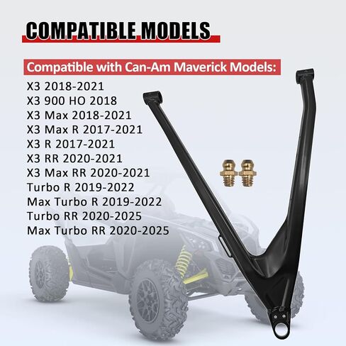 Right Front Passenger Lower A Arm Compatible with Can-Am Maverick X3 72"/X3 900 HO/X3 Max/X3 Max R/X3 R/X3 RR/X3 Max RR/Turbo R/Max Turbo R/Turbo RR/Max Turbo RR 2017-2025 706204734 in Saudi Arabia