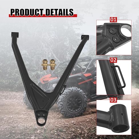 Right Front Passenger Lower A Arm Compatible with Can-Am Maverick X3 72"/X3 900 HO/X3 Max/X3 Max R/X3 R/X3 RR/X3 Max RR/Turbo R/Max Turbo R/Turbo RR/Max Turbo RR 2017-2025 706204734 in Saudi Arabia