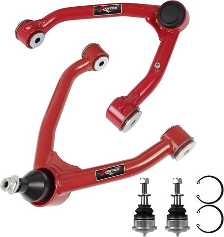 2-4" Lift Front Upper Control Arms for 2019-2024 Chevy Silverado 1500 GMC Sierra 1500, Adjustable Tubular Suspension Arms with 2 Replacement Ball Joints in Kuwait