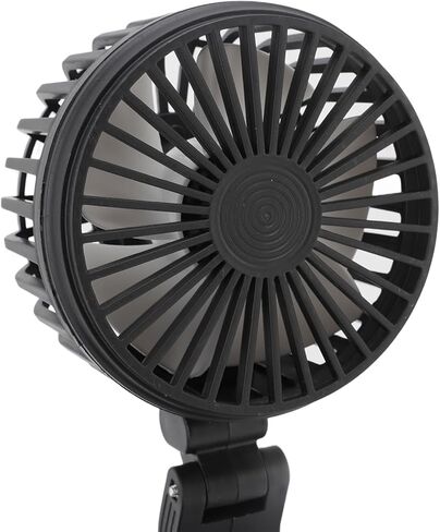 Dual Heads USB Car Fan Powerful Cooling Adjustable Speeds Quiet Operation USB Powered for Vehicles Trucks RVs Office ABS Plastic 21x13x16cm (White) in Saudi Arabia