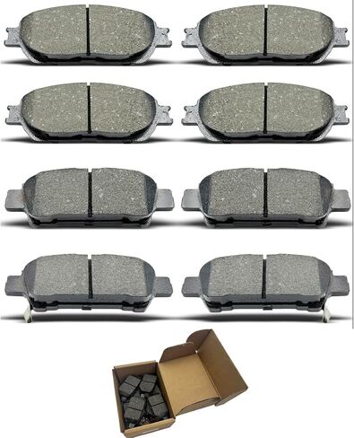 Brake Pads Sets Fit For Toyota For Sienna 2004 2005 2006 2007 2008 2009 2010,D906 D995 8Pcs Front Rear Brake Pads CCTECHMASS in Kuwait