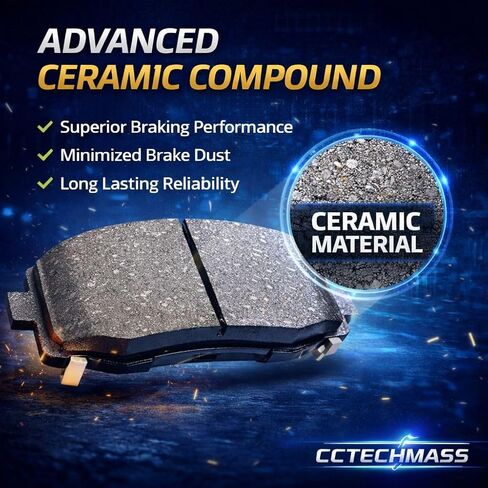 Brake Pads Sets Fit For Toyota For Sienna 2004 2005 2006 2007 2008 2009 2010,D906 D995 8Pcs Front Rear Brake Pads CCTECHMASS in Kuwait