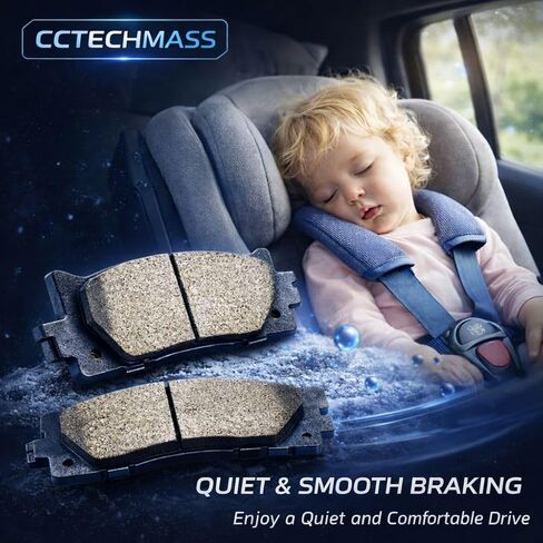 Brake Pads Sets Fit For Toyota For Sienna 2004 2005 2006 2007 2008 2009 2010,D906 D995 8Pcs Front Rear Brake Pads CCTECHMASS in Kuwait
