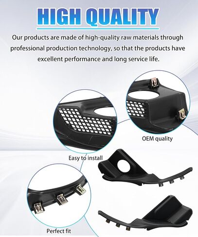 Windshield Wiper Cowl Panel Grille for Jeep Grand Cherokee 2016-2022 | Left & Right Front Window Cover Insert Panel | Replaces 55112951AC 55112952AC in Saudi Arabia