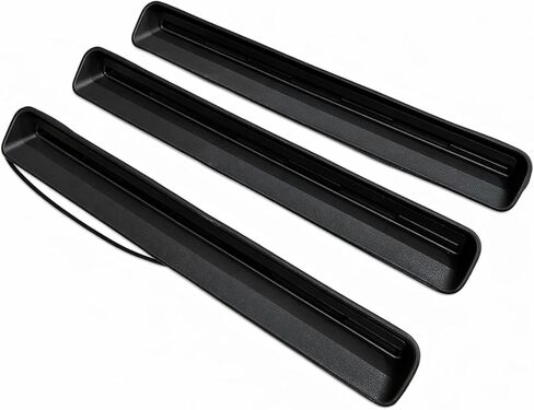 3-Piece Black Hood Vent Grille Insert Set Compatible with 1986-1992 Nissan D21 Hardbody Pickup Truck, Front Bonnet Air Vent Cover Replacement in Saudi Arabia