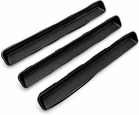 3-Piece Black Hood Vent Grille Insert Set Compatible with 1986-1992 Nissan D21 Hardbody Pickup Truck, Front Bonnet Air Vent Cover Replacement in Saudi Arabia