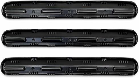 3-Piece Black Hood Vent Grille Insert Set Compatible with 1986-1992 Nissan D21 Hardbody Pickup Truck, Front Bonnet Air Vent Cover Replacement in Saudi Arabia