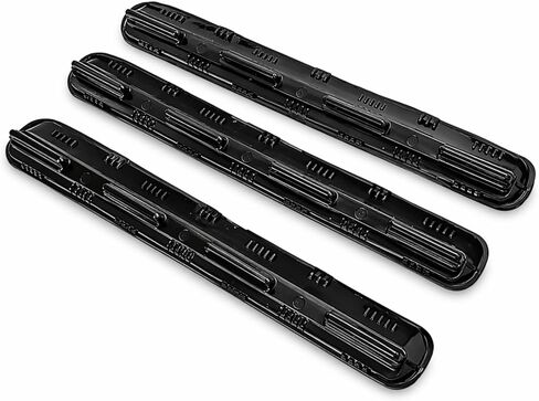 3-Piece Black Hood Vent Grille Insert Set Compatible with 1986-1992 Nissan D21 Hardbody Pickup Truck, Front Bonnet Air Vent Cover Replacement in Saudi Arabia