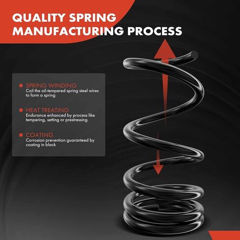 A-Premium Front Coil Springs Compatible with Chevrolet 1969-1972 Blazer, 1968-1972 C10 Suburban, 1963-1972 C20 Pickup, 1963-1967 C30 Pickup & GMC C15/C1500 Pickup/C25/C2500 Pickup 1968-1972, 2-Pack in Kuwait