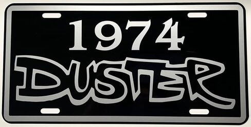 1974 74 Duster Year Metal Novelty Reproduction Sign Compatible with Plymouth 360 V8 Hot Rod Muscle Car Custom Classic Museum Collection Man Cave bar Garage Shop Novelty Gift Sign in Saudi Arabia