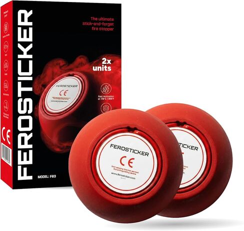 Small Automatic Fire Extinguisher – Non-Toxic, Compact & Maintenance-Free Household Fire Protection for Electric Boxes, Solar Generators, Vehicles, Lithium Batteries, Ship Cabins (2 Pack) in Saudi Arabia