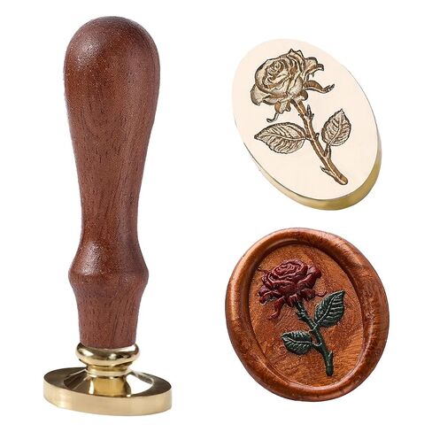 Strawberry Wax Seal Stamp, Botanical Fruit & Flower Sealing Stamp with Leaves & Berries, Vintage Floral Wax Stamp for Letters, Journals in Saudi Arabia