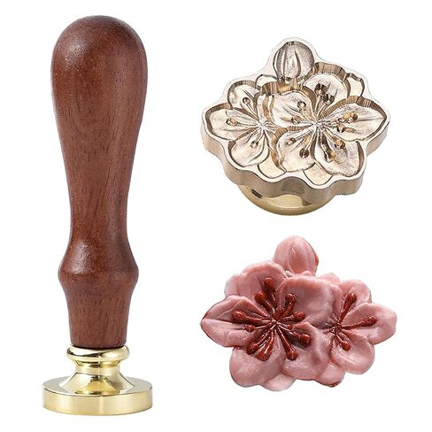 Strawberry Wax Seal Stamp, Botanical Fruit & Flower Sealing Stamp with Leaves & Berries, Vintage Floral Wax Stamp for Letters, Journals in Saudi Arabia