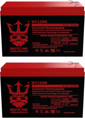 بطارية بديلة Neptune NT1290 لبطارية UB1290 12V 9Ah بديلة APC UPS للكمبيوتر احتياطية للطاقة - عبوتان in Kuwait