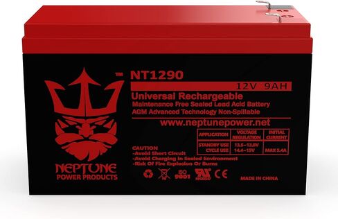 بطارية بديلة Neptune NT1290 لبطارية UB1290 12V 9Ah بديلة APC UPS للكمبيوتر احتياطية للطاقة - عبوتان in Kuwait