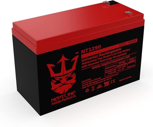 بطارية بديلة Neptune NT1290 لبطارية UB1290 12V 9Ah بديلة APC UPS للكمبيوتر احتياطية للطاقة - عبوتان in Kuwait