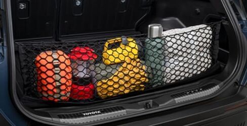 شبكة شحن تويوتا الأصلية لسيارة 2026+ RAV4، نمط على شكل ظرف مع حقيبة تخزين، ملحق على شكل حرف D، جيب مقاوم للبقع in Kuwait