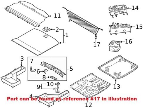 Rear Trunk Organizer Cargo Net for Ford Edge 2007-2023 - Envelope Style Cargo Net for SUV - Premium Mesh Elastic Car Trunk Organizer Vehicle Carrier Storage – Compatible with Edge in Kuwait