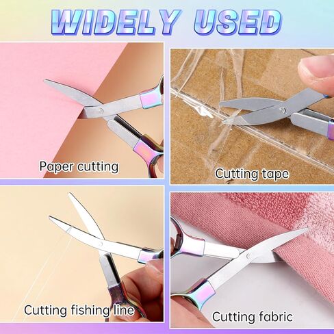 Foldable Scissors for Nurses, 4PCS Portable Foldable Scissors for Travel, Stainless Steel Pocket Folding Scissor for Crafting, Sewing, Outdoor Traveling, Home in Saudi Arabia