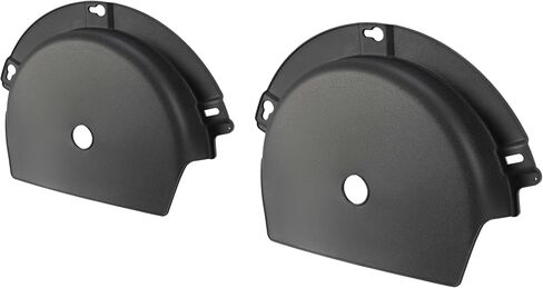 HECASA 2 Deck Belt Shield متوافق مع John Deere 3-Bag 997 Z510A Z710A Z810A Z910A Z915B Z915E بديل لـ TCU23581 لوح حماية جزازة العشب الأسود البلاستيكي in Kuwait