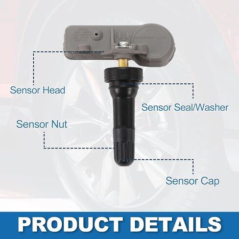 4Pcs Tire Pressure Sensor No.22854866 Tire Pressure Monitoring Sensor for Buick Encore 2013-2022 in Kuwait