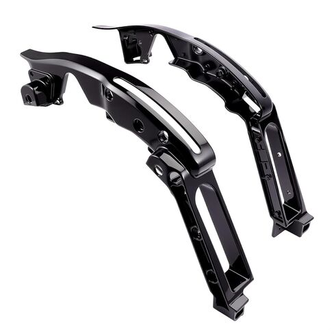 طقم دعم الحاجز الخلفي لـ Harley Touring 2014-2025 CVO Electra Glide Road Glide Street Glide Road King Ultra Limited Mudguard Bracket، يستبدل 90201206، سهل التركيب، أسود لامع in Kuwait