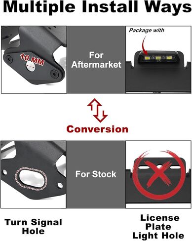 Fender Eliminator Kits Fit for CBR650R CB650R 2021-2026, CB1000 Hornet/SP 2025-2026, CBR 650R CB 650R Fender Eliminator Bracket Tail Tidy License Plate Mount Holder in Kuwait