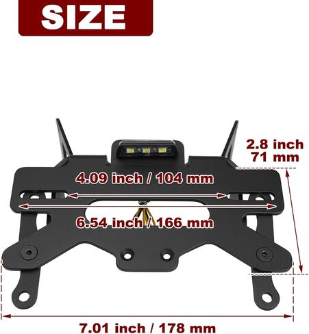 Fender Eliminator Kits Fit for CBR650R CB650R 2021-2026, CB1000 Hornet/SP 2025-2026, CBR 650R CB 650R Fender Eliminator Bracket Tail Tidy License Plate Mount Holder in Kuwait