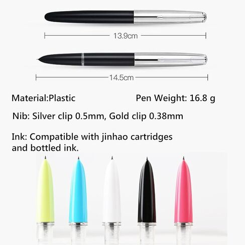 Hero 616 Fountain Pen,Gold Trim,0.38mm nib Pink in Saudi Arabia