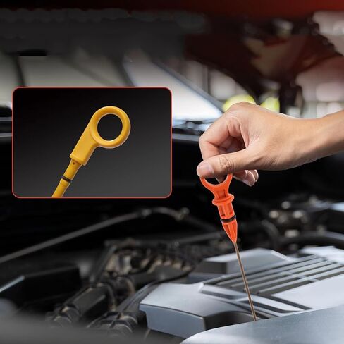 Transmissions Oil Dipstick Engine Transmission Oil Dipstick 07K115611M Compatible with Vw for Rabbit 2006 2007 2008 2009 for Beetle 2006-2018 in Kuwait