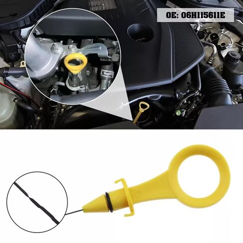 Compatible with A4 2009 2010 2011 2012 2013 2014 2015 2016 2017 for A5 for Quattro 2008-2017 2.0T Car Engine Oil Dipstick 06H115611E Car Engine Oil Dipstick in Kuwait