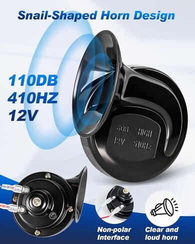 UTV Turn Signal Kit, Pre-Wired, Plug and Play Universal ATV Blinker Kits with Hazard Light, Rocker Switch, 110D Horn, Universal Street Legal Kit Compatible with Polaris, Can-Am, Kawasaki, CFMOTO in Saudi Arabia