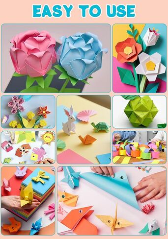 100 Sheets 8.5" X 11" Colored Cardstock, 50 Assorted Colors Construction Paper Card Stock Printer Paper for Printing, Card Making, DIY Crafts,School Supplies,Party Decorations in Saudi Arabia