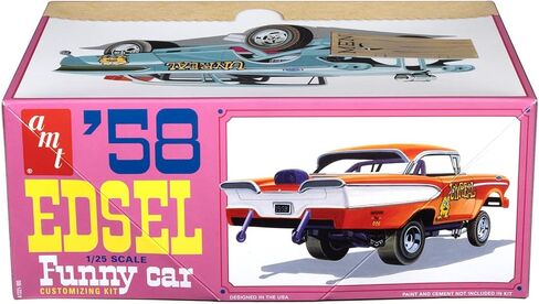مجموعة نماذج سيارة مضحكة غير حقيقية من AMT 1958 Edsel AWB بمقياس 1:25 in Kuwait