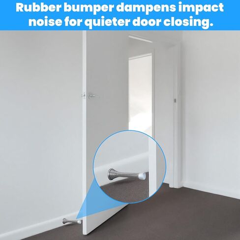 40 PCS Rubber Door Stopper 0.42" Door Stop Tips & Caps Replacement Universal Bumper Protector Tips Caps Wall-Mount White Rubber End Cap for Home Office Doors Wall Protection in Saudi Arabia