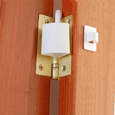 2Pcs Baby Safety Lock Anti-Grip Door Stopper Anti Pinch Hand Children Security Protection Durable Finger Protector Easy to Install in Kuwait