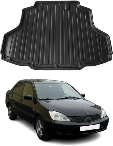 OMAC Cargo Mats Liner لميتسوبيشي لانسر 2002-2007 أسود لجميع الأحوال الجوية TPE in Kuwait