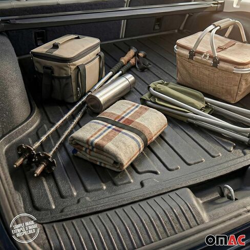 OMAC Cargo Mats Liner لميتسوبيشي لانسر 2002-2007 أسود لجميع الأحوال الجوية TPE in Kuwait