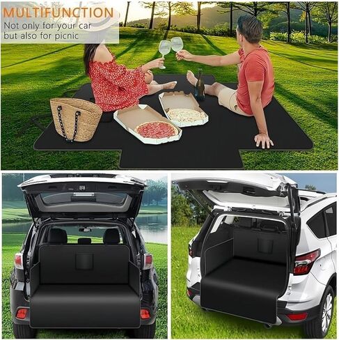 Car Cargo Liner for Dodge Durango 2016-2025, Full Coverage Trunk Mat Non-Slip Bumper Flap Protector Water-Resistant Cover Travel Accessories in Saudi Arabia
