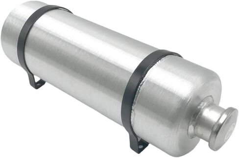 JSD 1.85 Gallons 6" x 18" Universal Vertical Aluminum Gas Tank 1/4" NPT Outlet in Kuwait