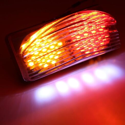 الضوء الخلفي - مصباح إشارة الانعطاف LED المدمج لفرامل الذيل متوافق مع Honda CBR600 F4i CBR 600 FS 2001-2008 (دخان) in Kuwait