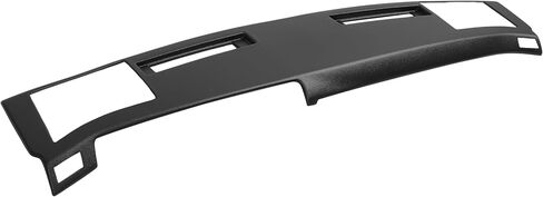 ALMULOO Dashboard Cover Compatible with 1986 1987 1988 1989 1990 1991 1992 1993 Chevrolet S10 Pickup Blazer GMC Sonoma S15 Pickup Jimmy w/Side Vents Cut Out Plastic(ABS) Painted Matte Black in Kuwait
