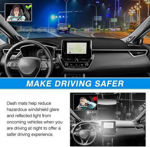 CARTIST Dash Cover for 2019-2025 2026 Toyota Corolla Dashboard Cover Mat for Corolla Accessories Sunshade Nonslip Mesh Protector No Glare in Kuwait
