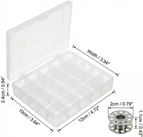 Bobbin，Metal Sewing Machine Bobbins, 25 PCS Universal Sewing Machine Bobbins, Compatible with Singer, Brother, Janome, Bernina, Toyata, etc. (25 PCS) in Kuwait