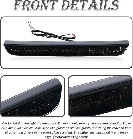 مصباح فرامل LED ثالث، لسيارة لاند روفر رينج روفر سبورت 2010-2013، مصباح توقف مثبت عاليًا ثالثًا ضوء إشارة خلفي مقاوم للماء وإكسسوارات السيارات in Kuwait